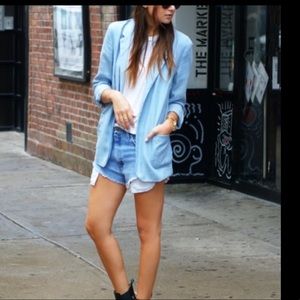 Pre Owned Aritzia Talula Blazer Light blue Size XS